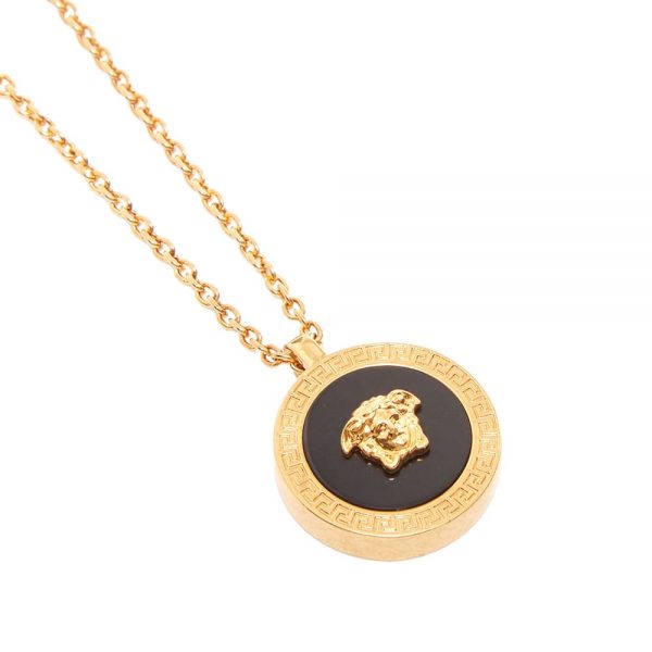 Versace Small Medusa Medallion Necklace