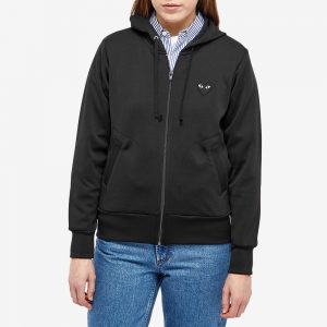 Comme des Garcons Play Women's Black Heart Full Zip Backprin