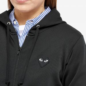 Comme des Garcons Play Women's Black Heart Full Zip Backprin