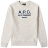 A.P.C. Rufus Embroidered Logo Crew Sweat