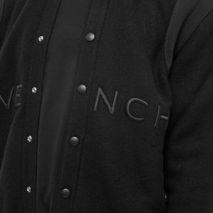 Givenchy Logo Knit Bomber Jacket