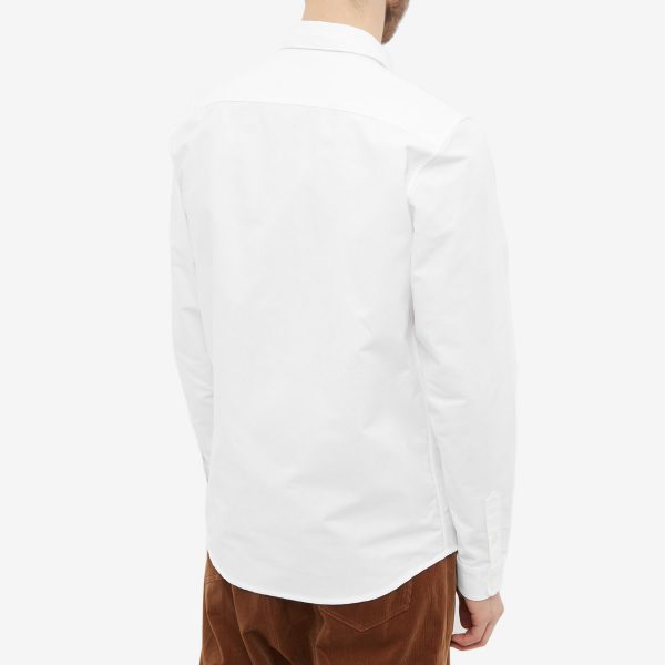 A.P.C. Greg Logo Button Down Oxford Shirt