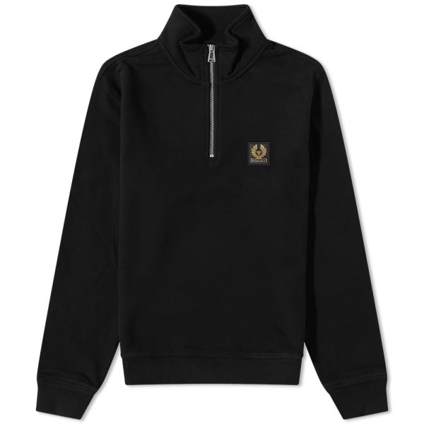 Belstaff Patch Quarter Zip Sweat