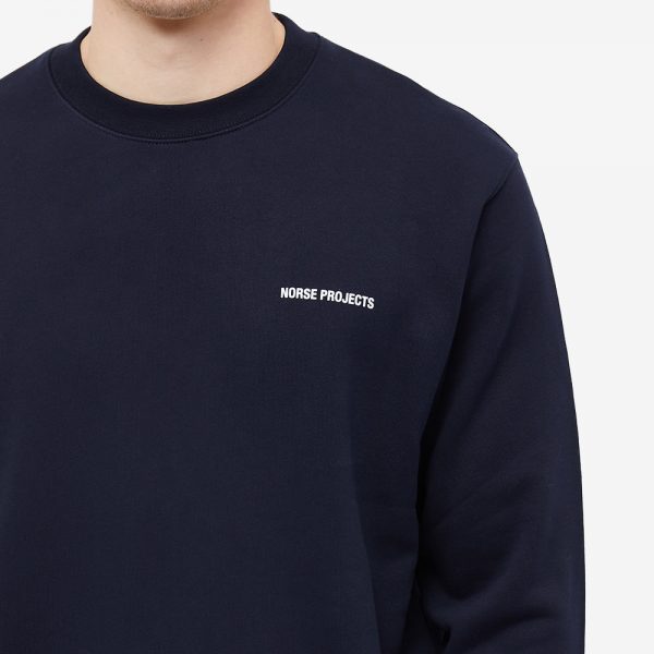 Norse Projects Arne Logo Crew Sweat