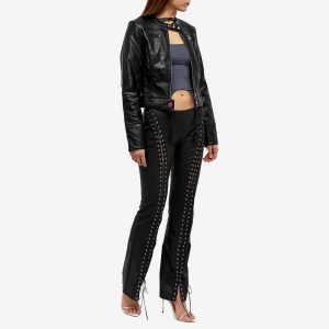 Miaou Lace Up Pigalle Pant