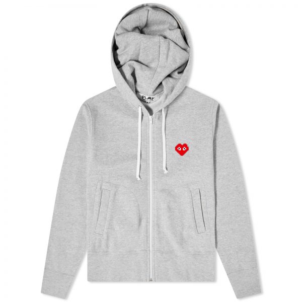 Comme des Garçons Play Invader Heart Hooded Sweat