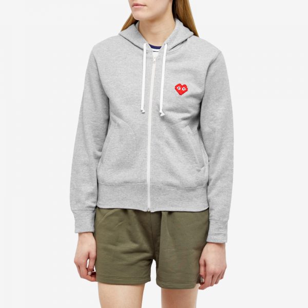 Comme des Garçons Play Invader Heart Hooded Sweat