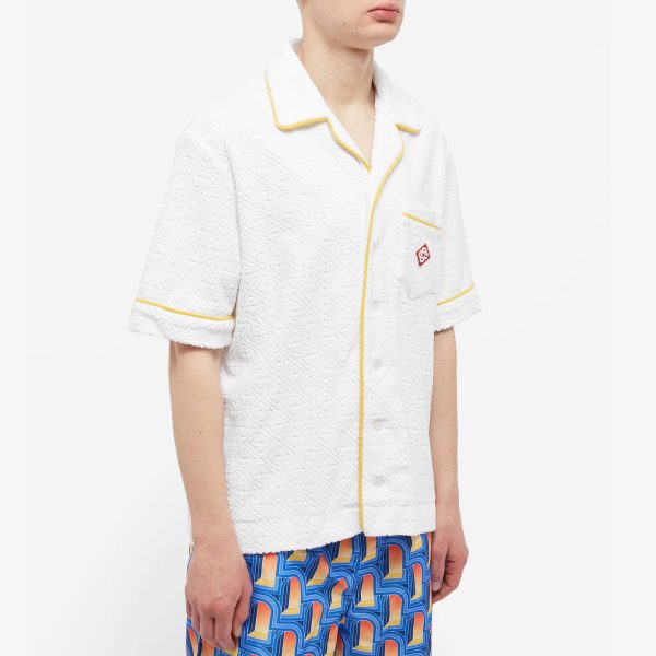 Casablanca Monogram Terry Short Sleeve Shirt