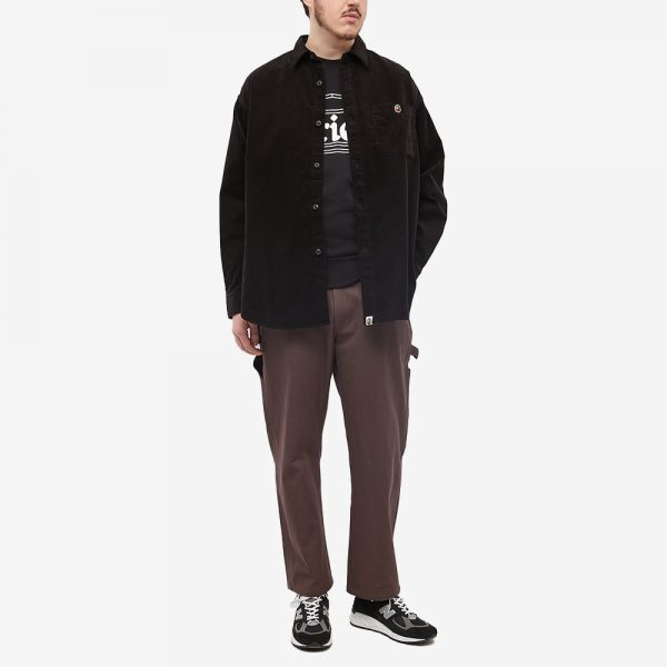 A Bathing Ape One Point Corduroy Relaxed Fit Shirt