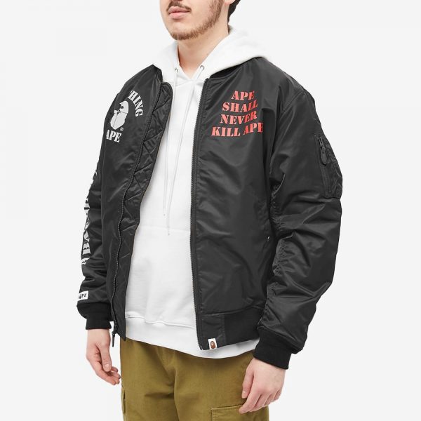 A Bathing Ape Stencil Loose FITA-1 Jacket