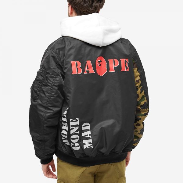 A Bathing Ape Stencil Loose FITA-1 Jacket