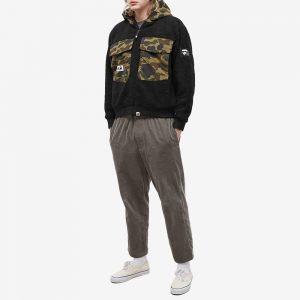 A Bathing Ape Big Pocket Relaxed Fit Boa Jacket