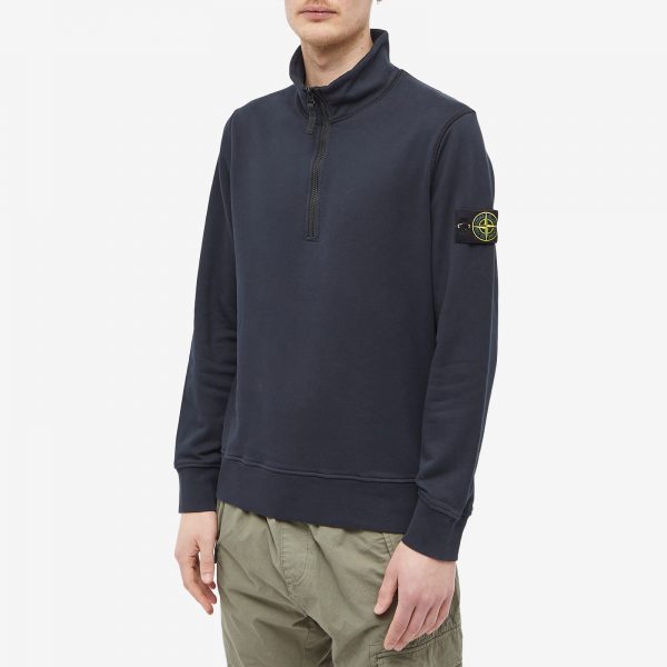 Stone Island Garment Dyed Half Zip  Sweat