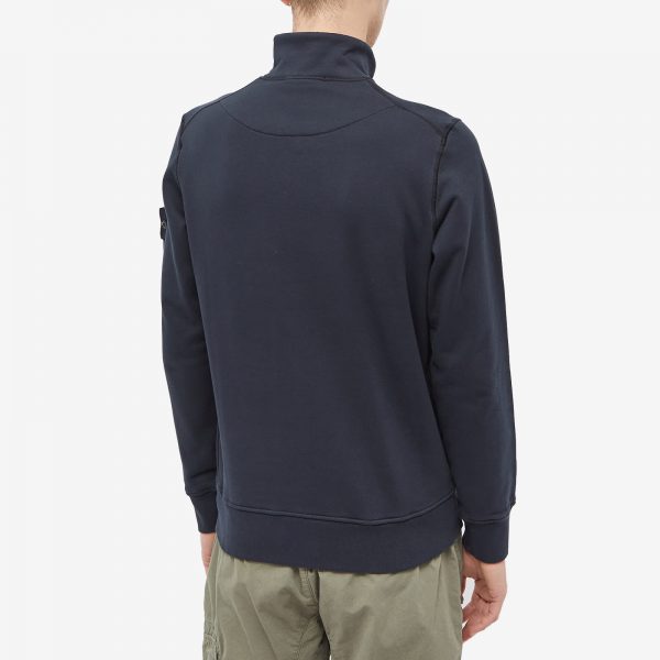 Stone Island Garment Dyed Half Zip  Sweat