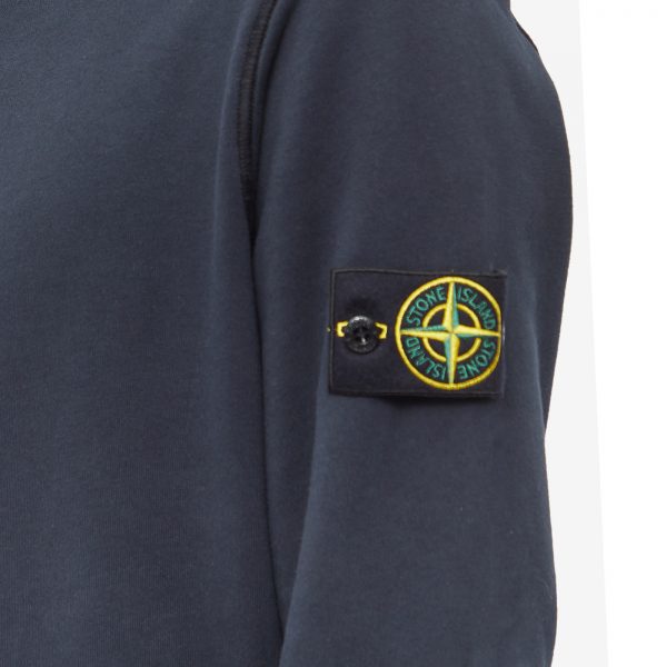 Stone Island Garment Dyed Half Zip  Sweat