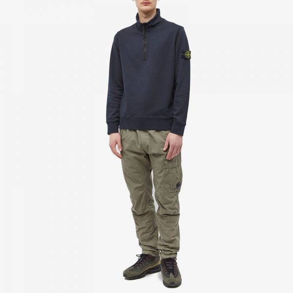 Stone Island Garment Dyed Half Zip  Sweat