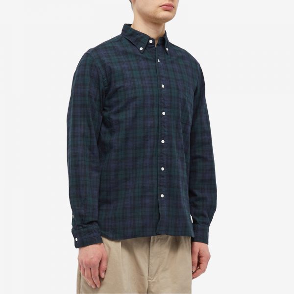 Beams Plus Indigo Tartan Check Shirt