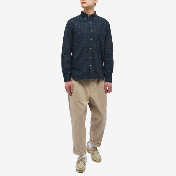 Beams Plus Indigo Tartan Check Shirt