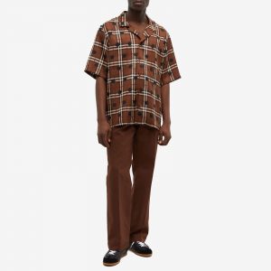 Burberry Havana Polka Dot Check Vacation Shirt