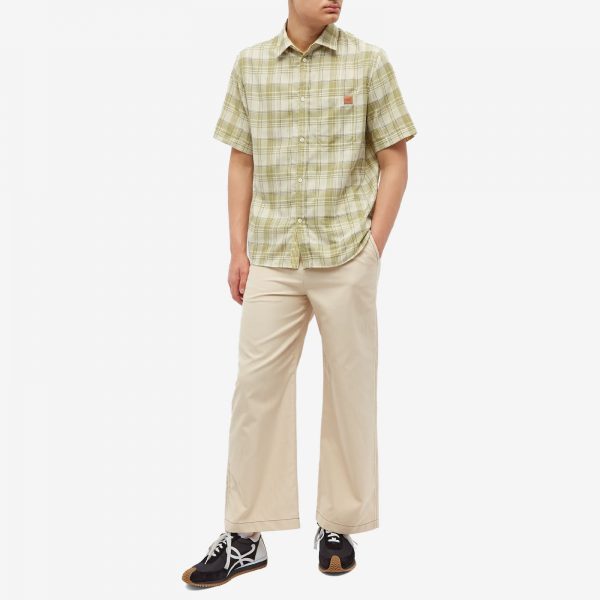 Loewe Short Sleeve Check Shirt