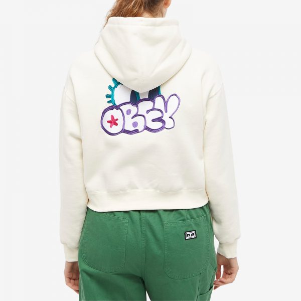 Obey Big Eyes Crop Hoodie