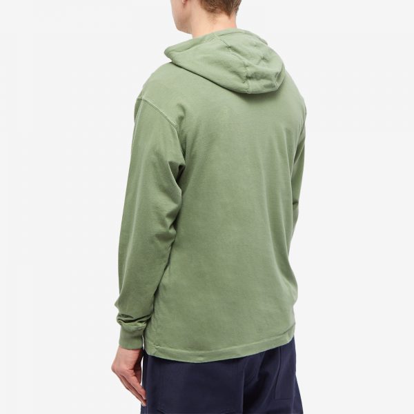 Stone Island Embroidered Logo Lightweight Hoodie