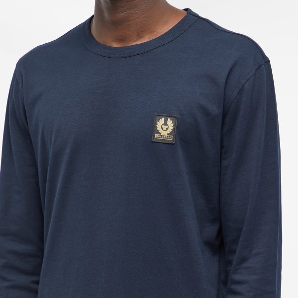 Belstaff Long Sleeve Patch Logo T-Shirt