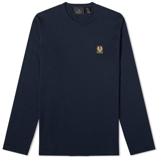 Belstaff Long Sleeve Patch Logo T-Shirt