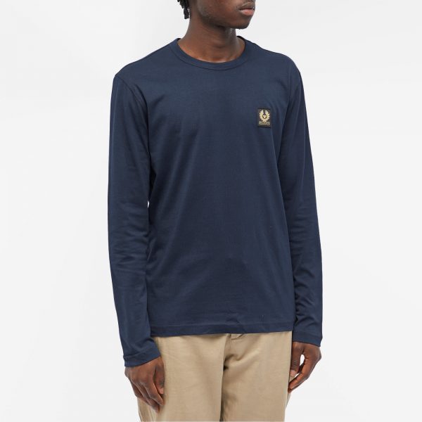 Belstaff Long Sleeve Patch Logo T-Shirt