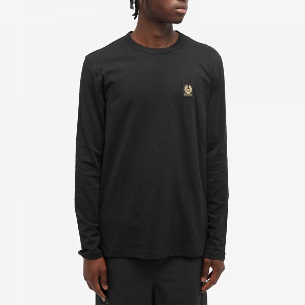 Belstaff Long Sleeve Patch Logo T-Shirt