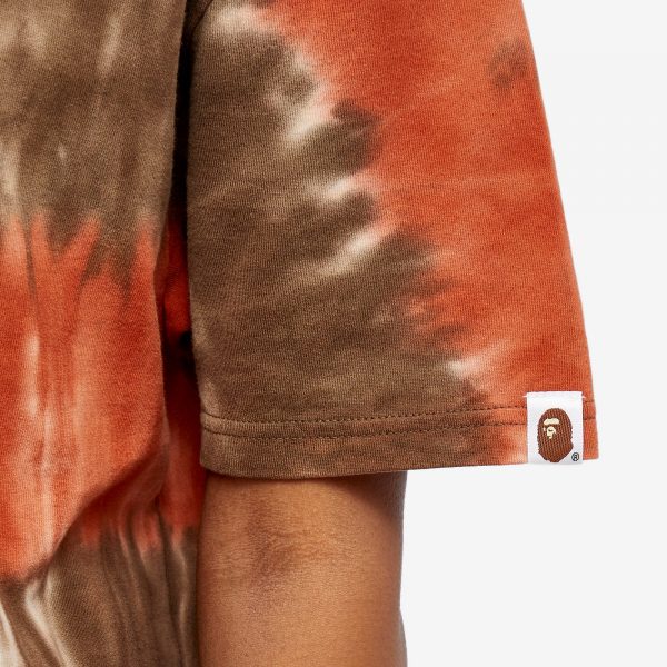 A Bathing Ape College Tie Dye Oversized T-Shirt