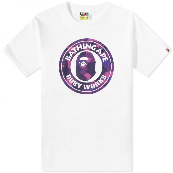 A Bathing Ape Colour Camo Busy Works T-Shirt