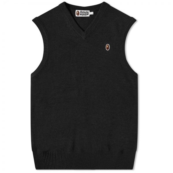 A Bathing Ape Ape Head One Point Knit Vest