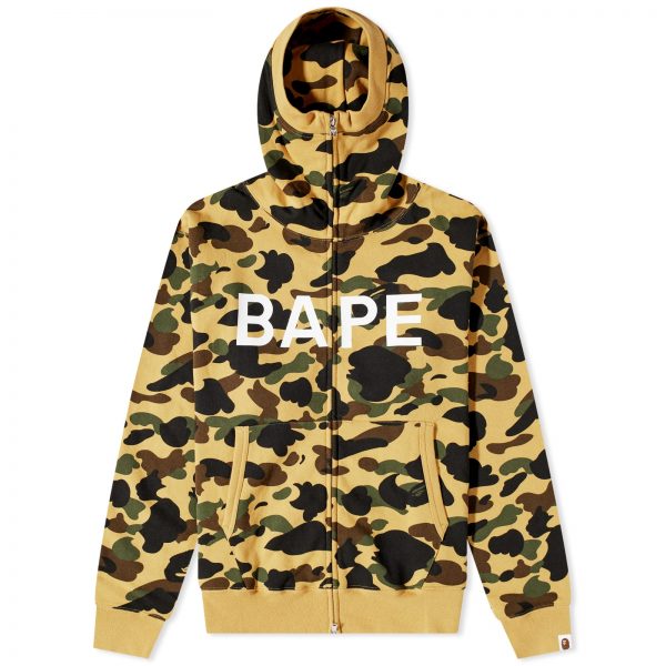 A Bathing Ape 1St Camo Balaclava Full Zip Hoody