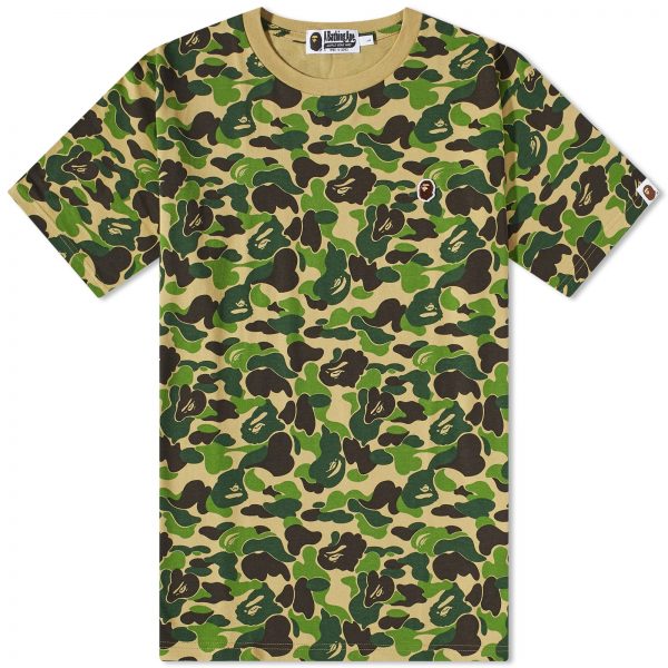 A Bathing Ape ABC Camo Ape Head One Point T-Shirt