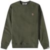 A Bathing Ape Ape Head One Point Relaxed Fit Crew Sweat