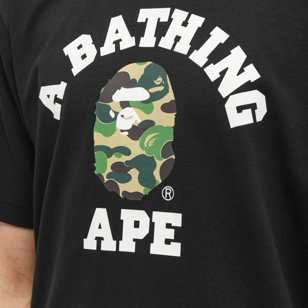 A Bathing Ape ABC Camo College T-Shirt