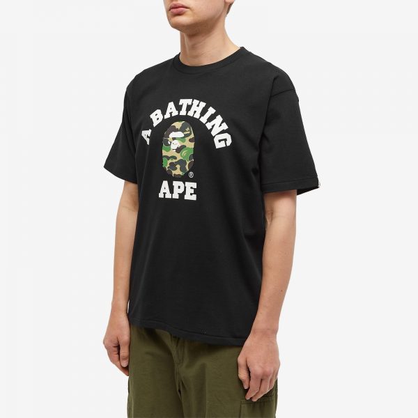 A Bathing Ape ABC Camo College T-Shirt