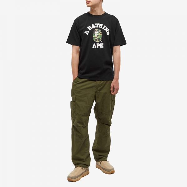 A Bathing Ape ABC Camo College T-Shirt