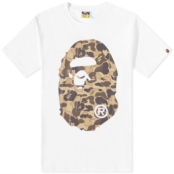 A Bathing Ape Cookie Camo 2 Big Ape Head T-Shirt