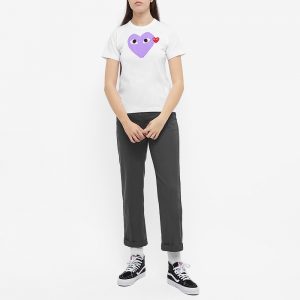 Comme des Garcons Play Women's Double Heart Logo T-Shirt