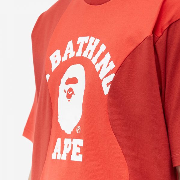 A Bathing Ape Cutting College Relaxed Fit T-Shirt