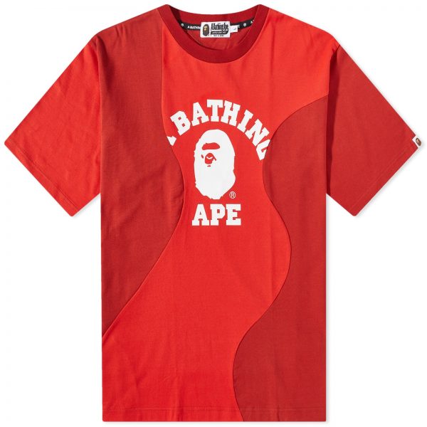 A Bathing Ape Cutting College Relaxed Fit T-Shirt