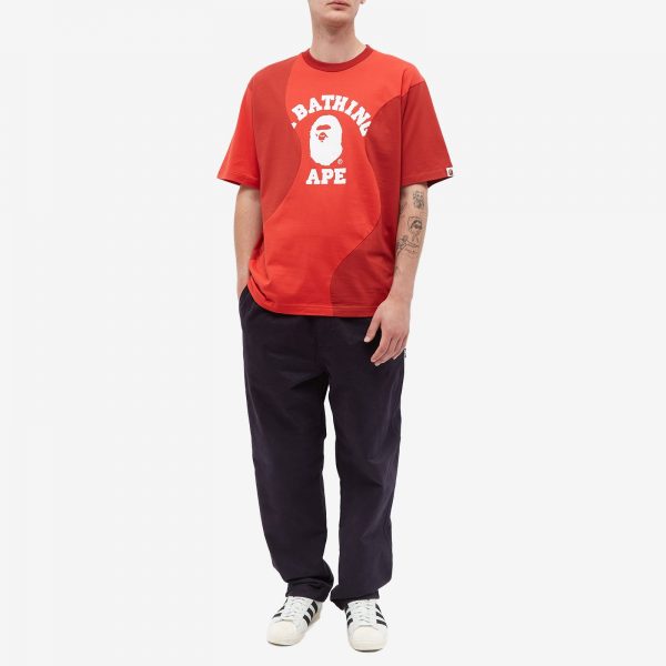 A Bathing Ape Cutting College Relaxed Fit T-Shirt