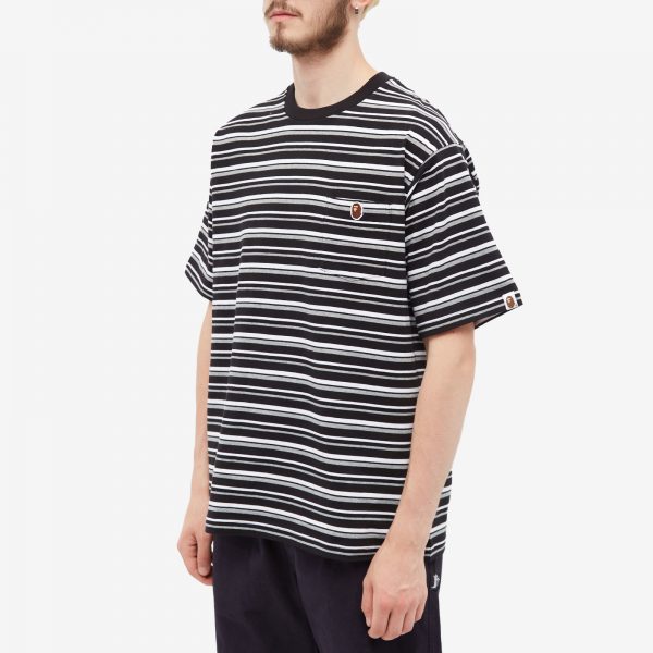 A Bathing Ape Striped One Point T-Shirt