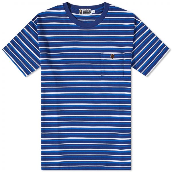 A Bathing Ape Striped One Point T-Shirt