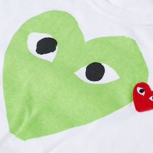 Comme des Garcons Play Red Heart Colour Heart T-Shirt
