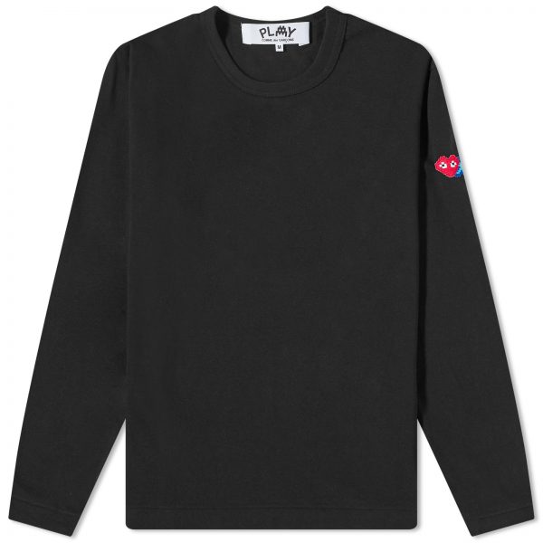 Comme des Garçons Play Long Sleeve Invader T-Shirt