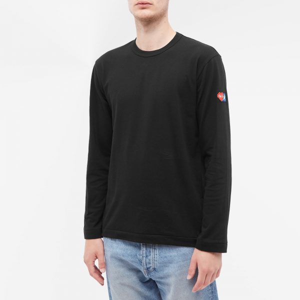 Comme des Garçons Play Long Sleeve Invader T-Shirt