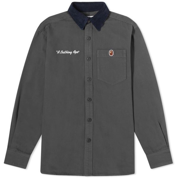 A Bathing Ape Logo Work Shirt